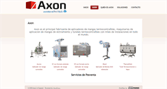 Desktop Screenshot of espanol.axoncorp.com